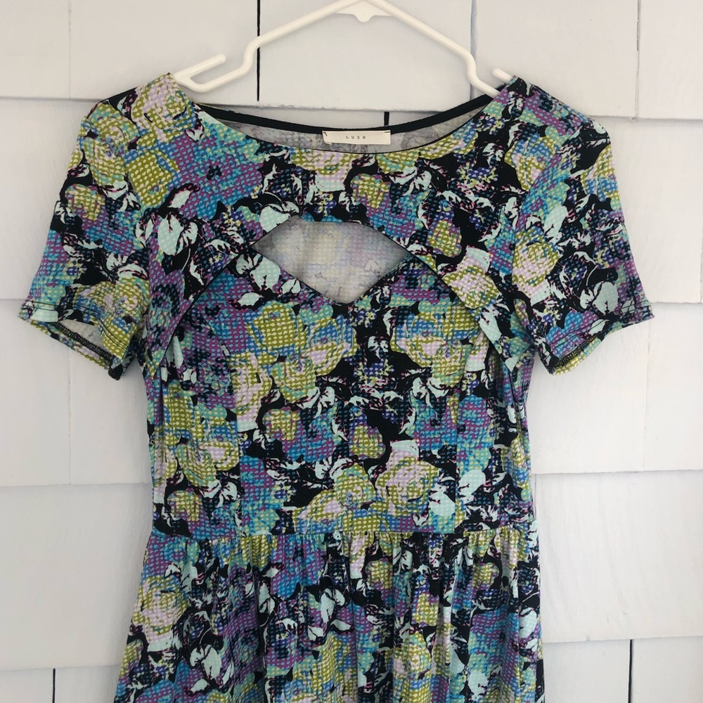 FLORAL printed Lush dress